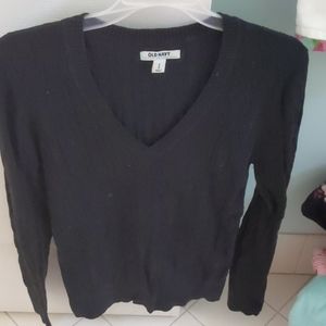 M Old Navy Black V-Neck Sweater